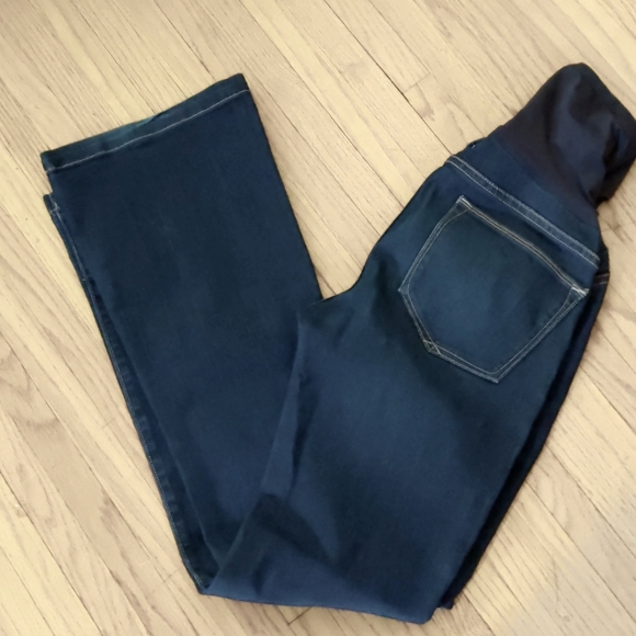 GAP Maternity 26/2r Long & Lean blue denim jeans-sz 2 - Picture 4 of 5
